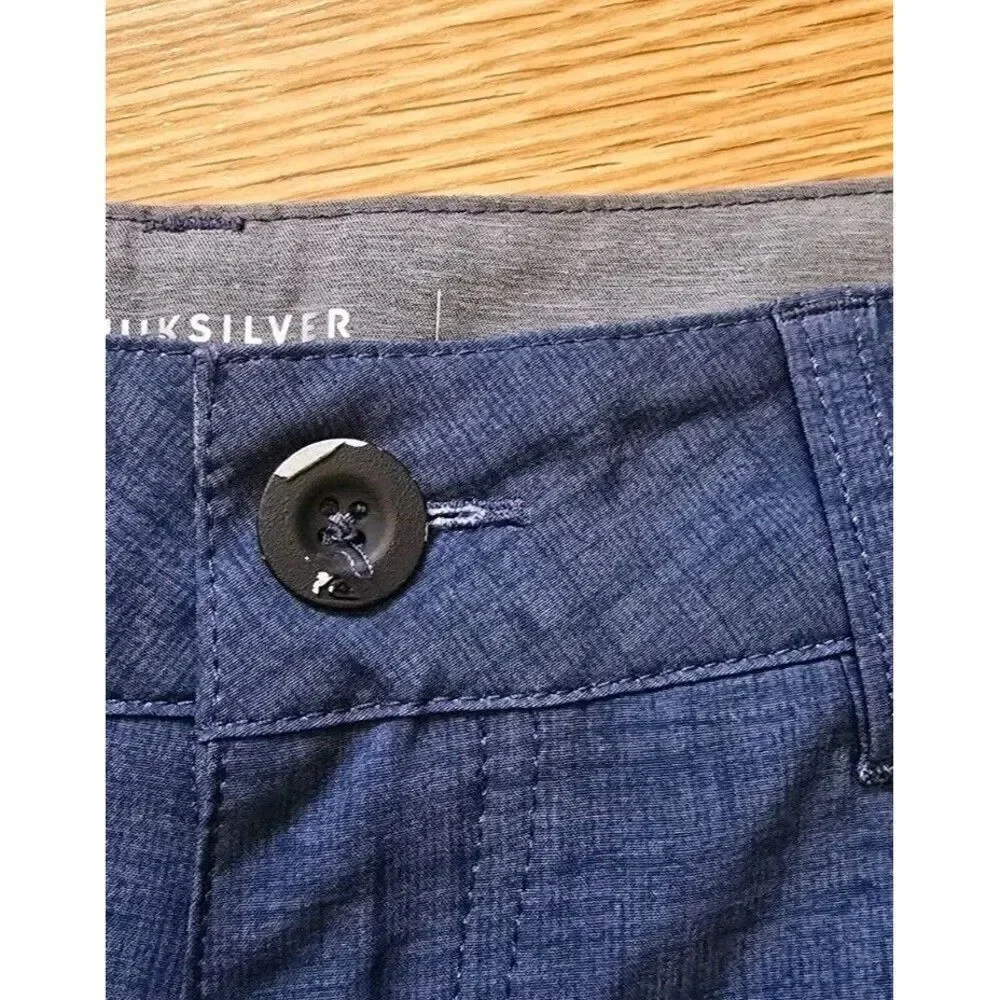 Quicksilver Platypus Amphibian Shorts Mens Size 29 Blue 9.5
